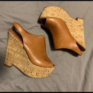 Elizabeth and James Syler cork wedges
